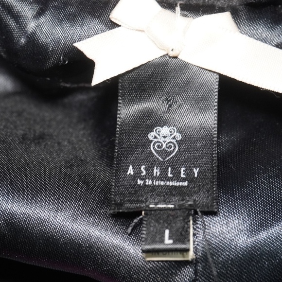 Ashley By 26 International Juniors Dark Grey Button Down Winter Coat Size Large - Picture 7 of 7